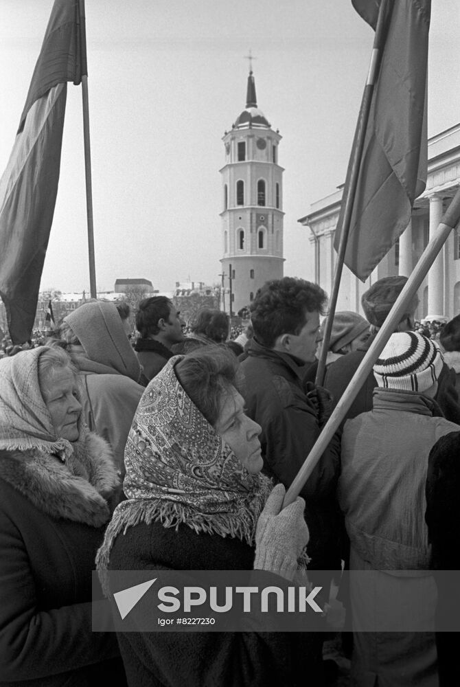 Events in Vilnius, Lithuania, February 1991