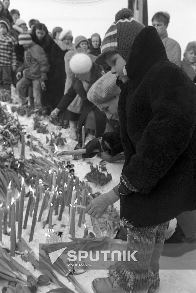 Events in Vilnius, Lithuania, February 1991