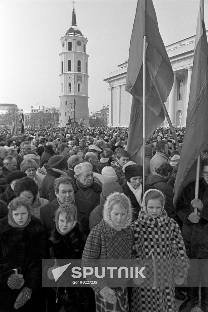 Events in Vilnius, Lithuania, February 1991