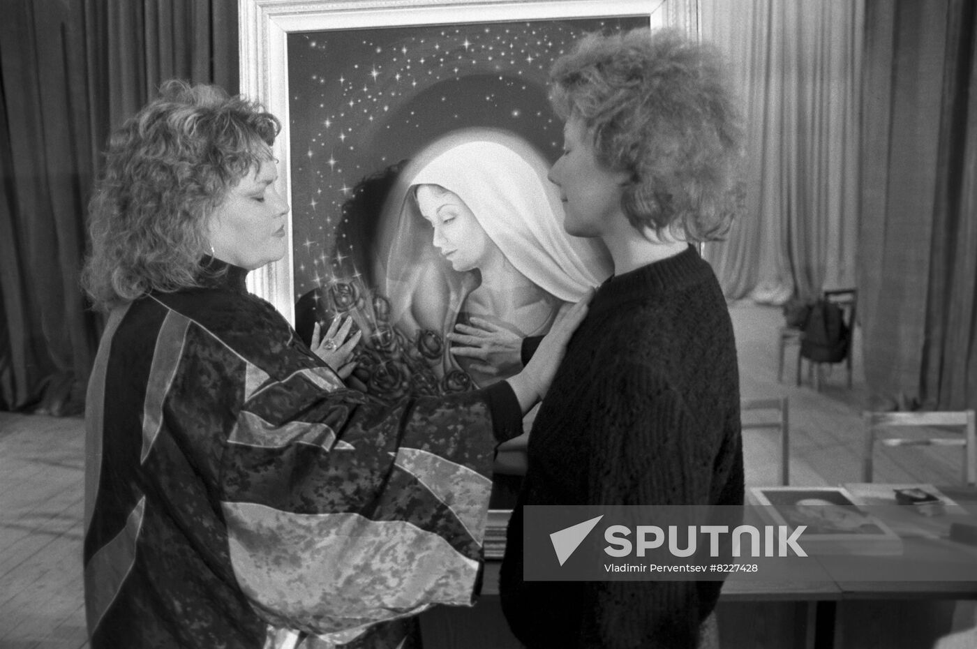 American artist V. Stelling in USSR