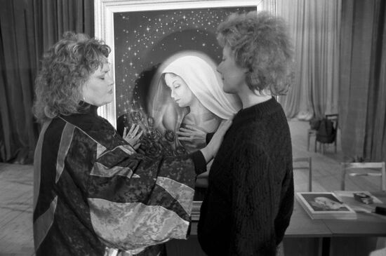 American artist V. Stelling in USSR