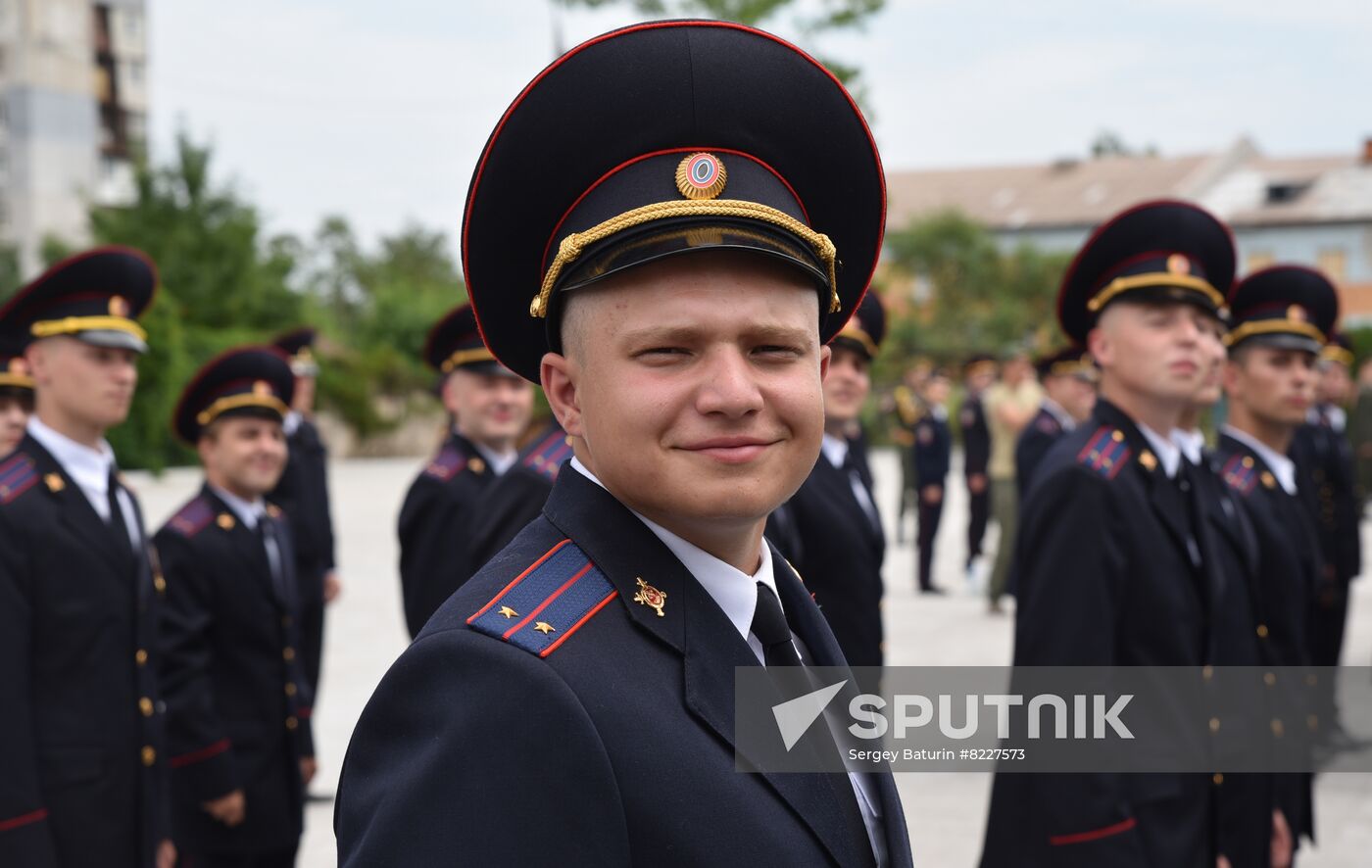 DPR Russia Ukraine Military Operation Police Cadets Graduation