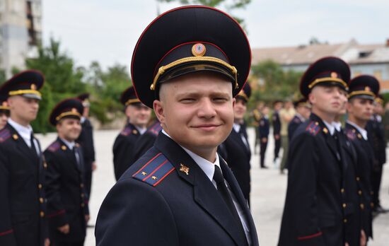 DPR Russia Ukraine Military Operation Police Cadets Graduation