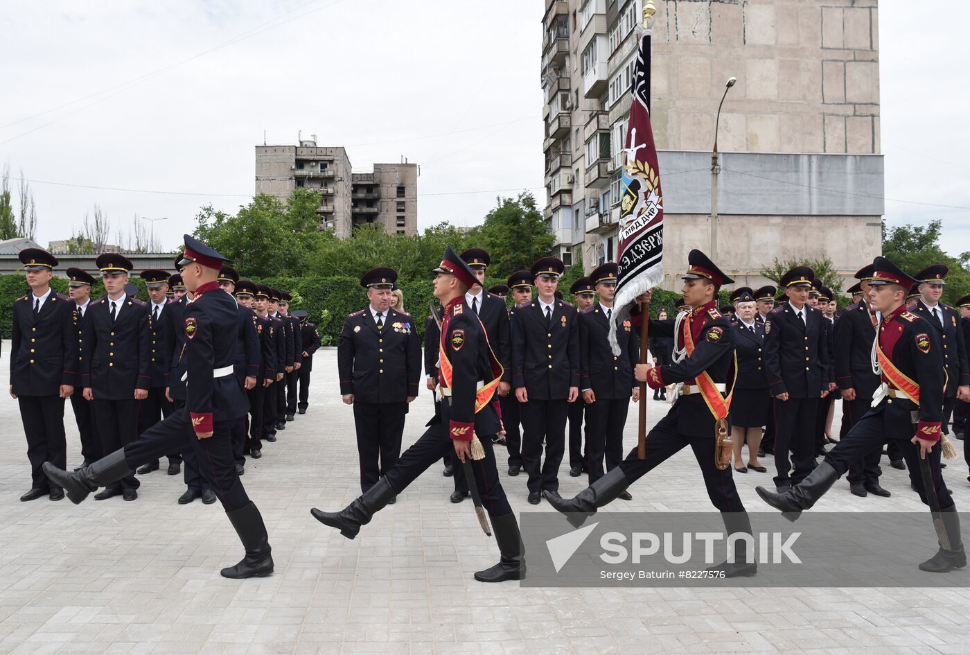 DPR Russia Ukraine Military Operation Police Cadets Graduation