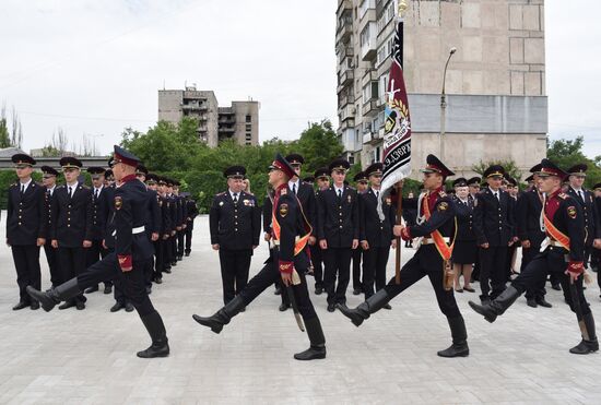 DPR Russia Ukraine Military Operation Police Cadets Graduation