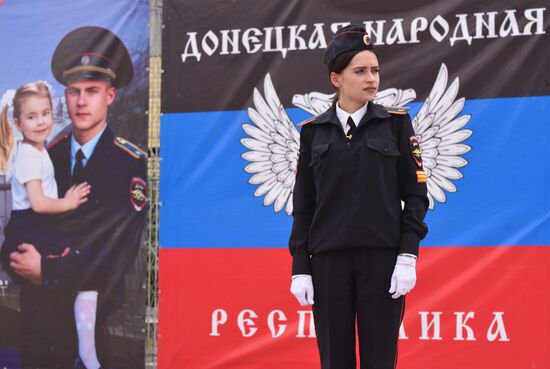DPR Russia Ukraine Military Operation Police Cadets Graduation