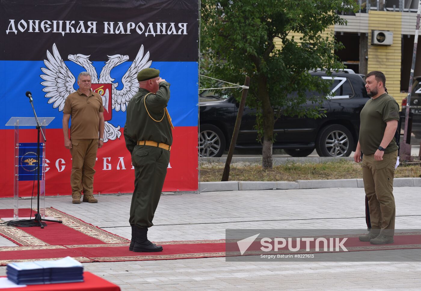DPR Russia Ukraine Military Operation Police Cadets Graduation