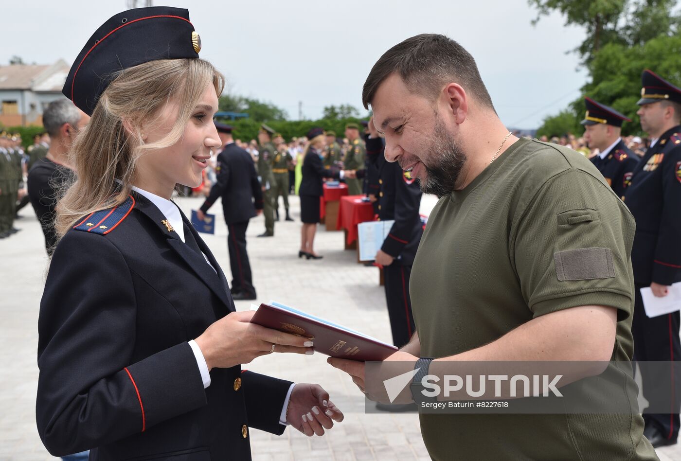 DPR Russia Ukraine Military Operation Police Cadets Graduation