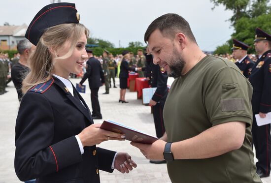 DPR Russia Ukraine Military Operation Police Cadets Graduation