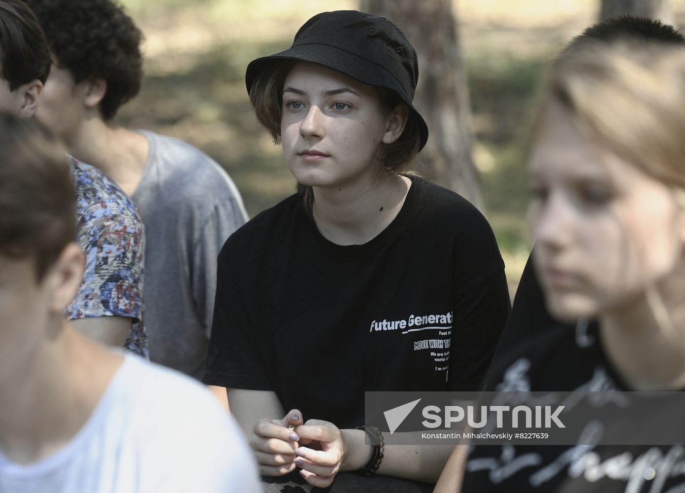 Russia LPR Crimea Children Leisure