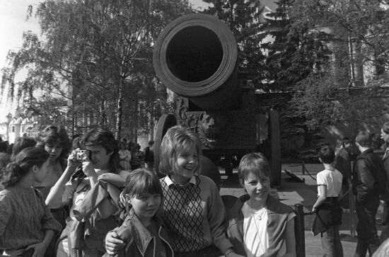 Norwegian students visit Moscow