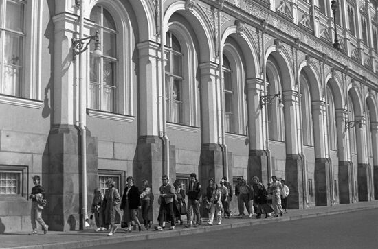 Norwegian students visit Moscow