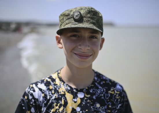 Russia LPR Crimea Children Leisure