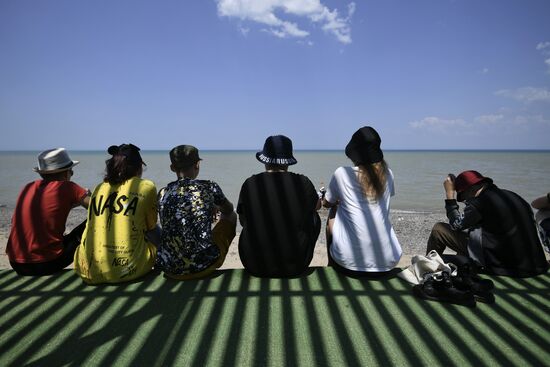 Russia LPR Crimea Children Leisure