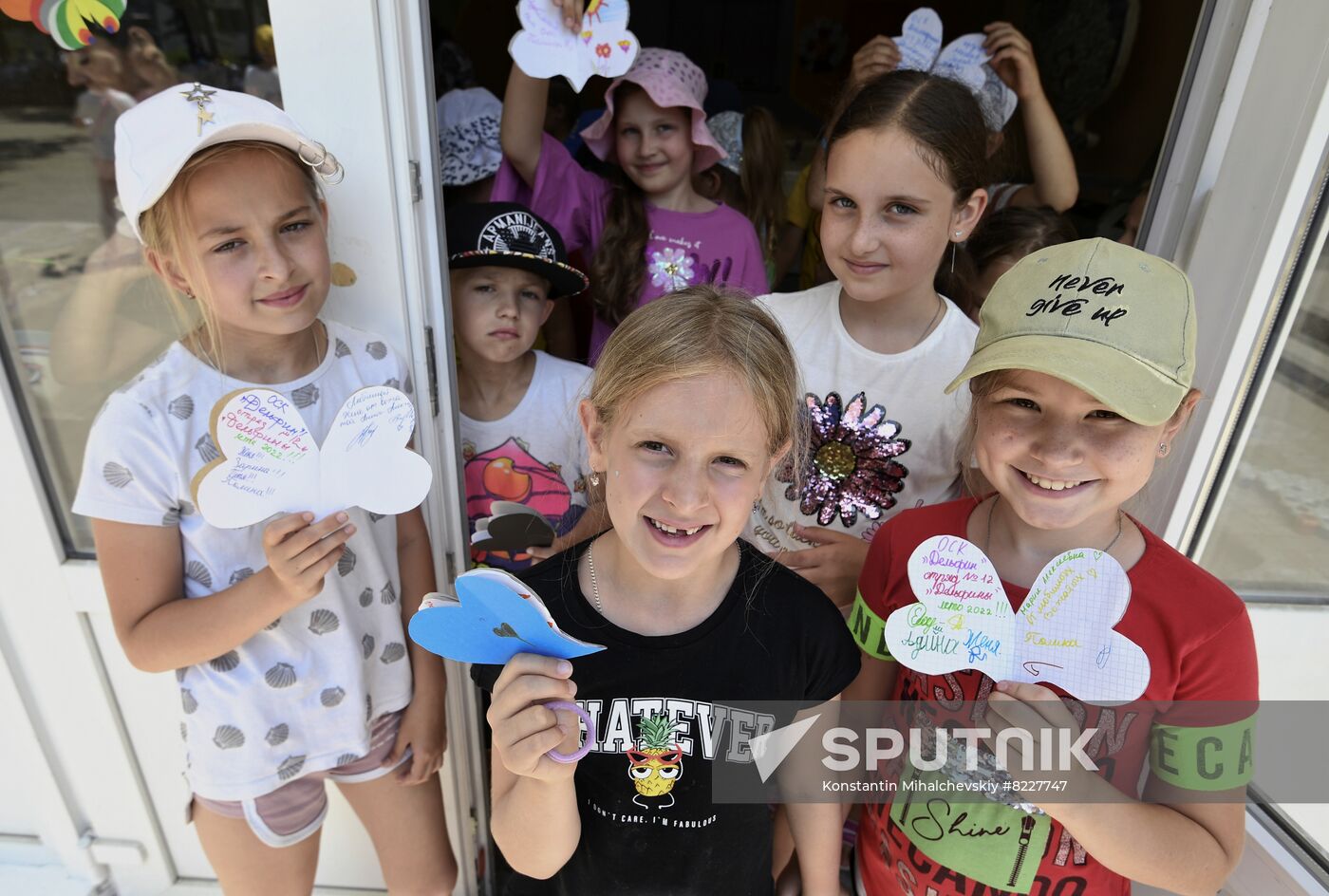 Russia LPR Crimea Children Leisure