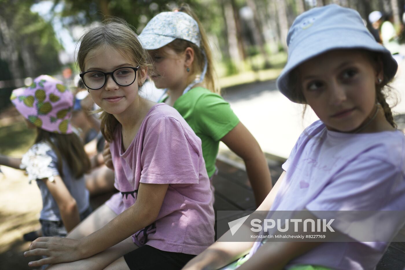 Russia LPR Crimea Children Leisure