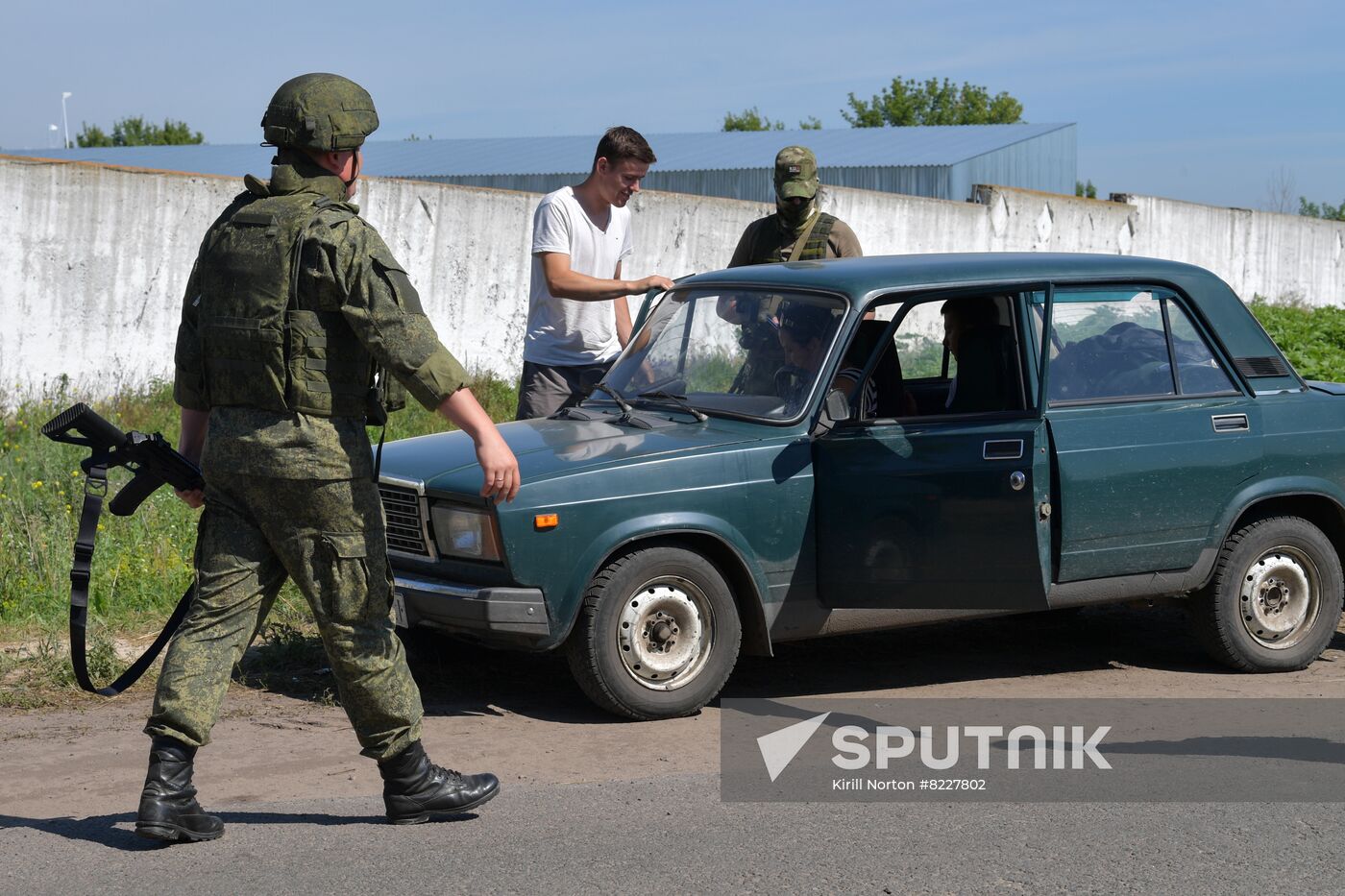 Ukraine Russia Military Operation Checkpoint