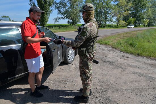 Ukraine Russia Military Operation Checkpoint