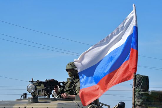 Ukraine Russia Military Operation Checkpoint
