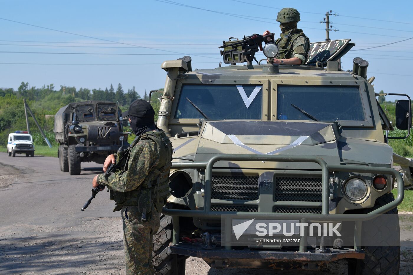 Ukraine Russia Military Operation Checkpoint