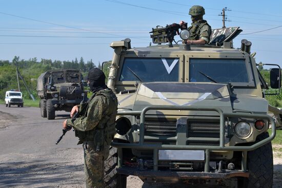Ukraine Russia Military Operation Checkpoint