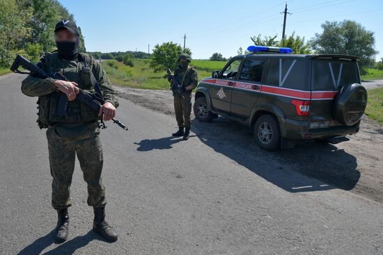 Ukraine Russia Military Operation Checkpoint