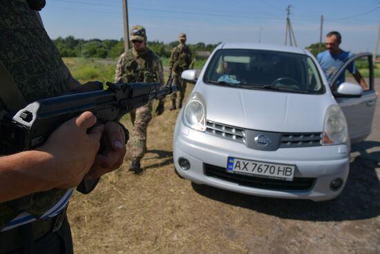 Ukraine Russia Military Operation Checkpoint