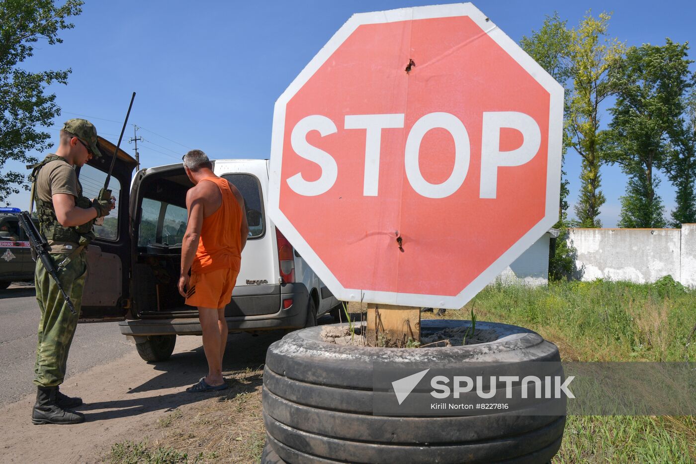 Ukraine Russia Military Operation Checkpoint