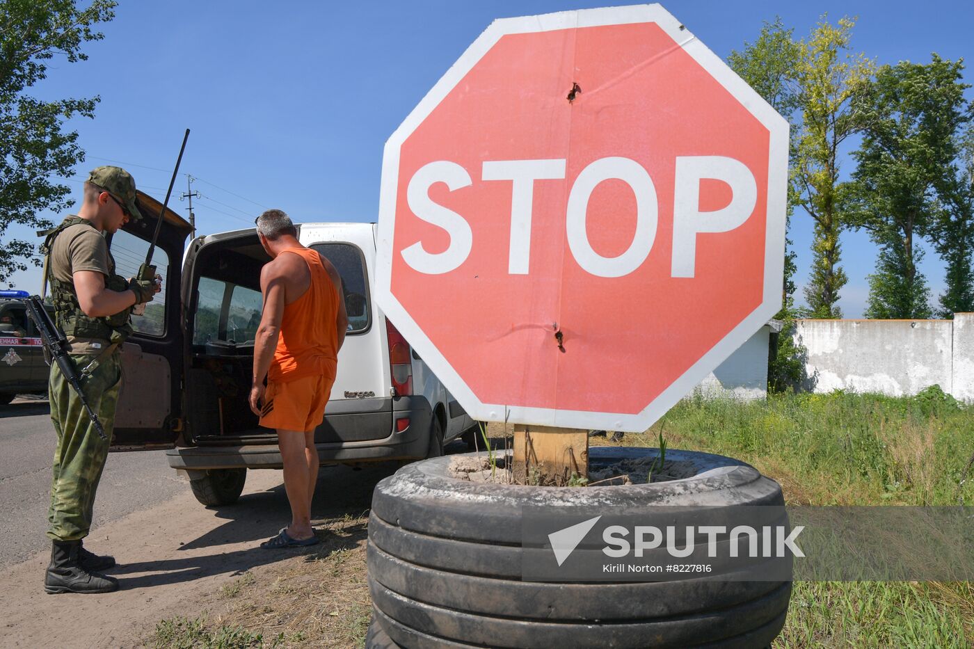 Ukraine Russia Military Operation Checkpoint