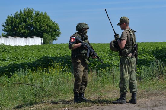 Ukraine Russia Military Operation Checkpoint