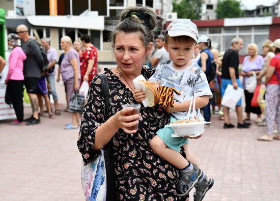 DPR Russia Ukraine Military Operation Humanitarian Aid