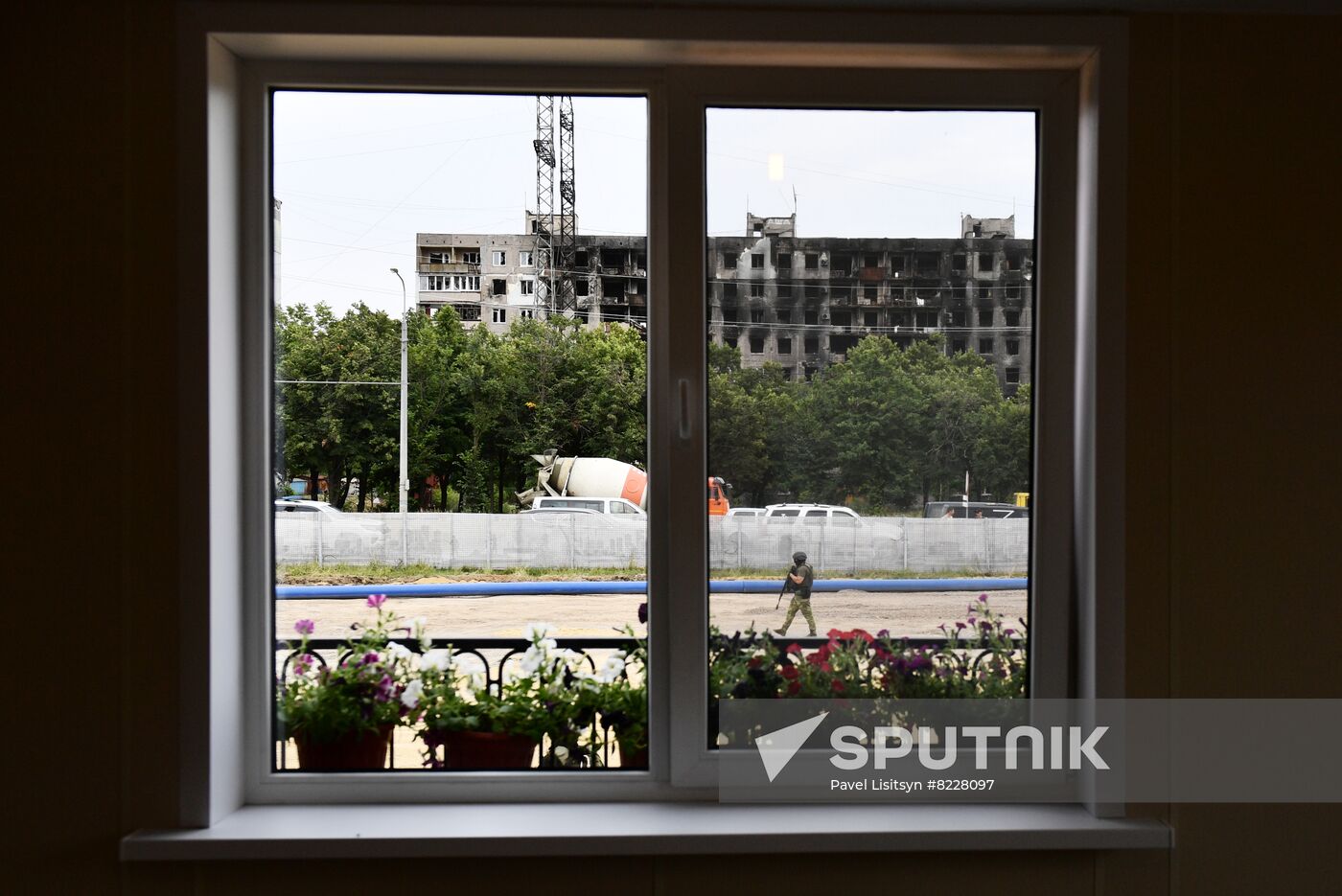 DPR Russia Ukraine Military Operation Residential Construction