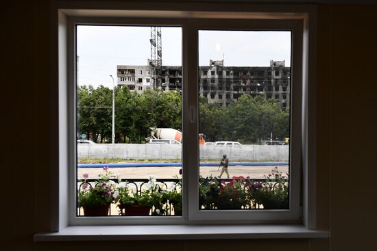 DPR Russia Ukraine Military Operation Residential Construction