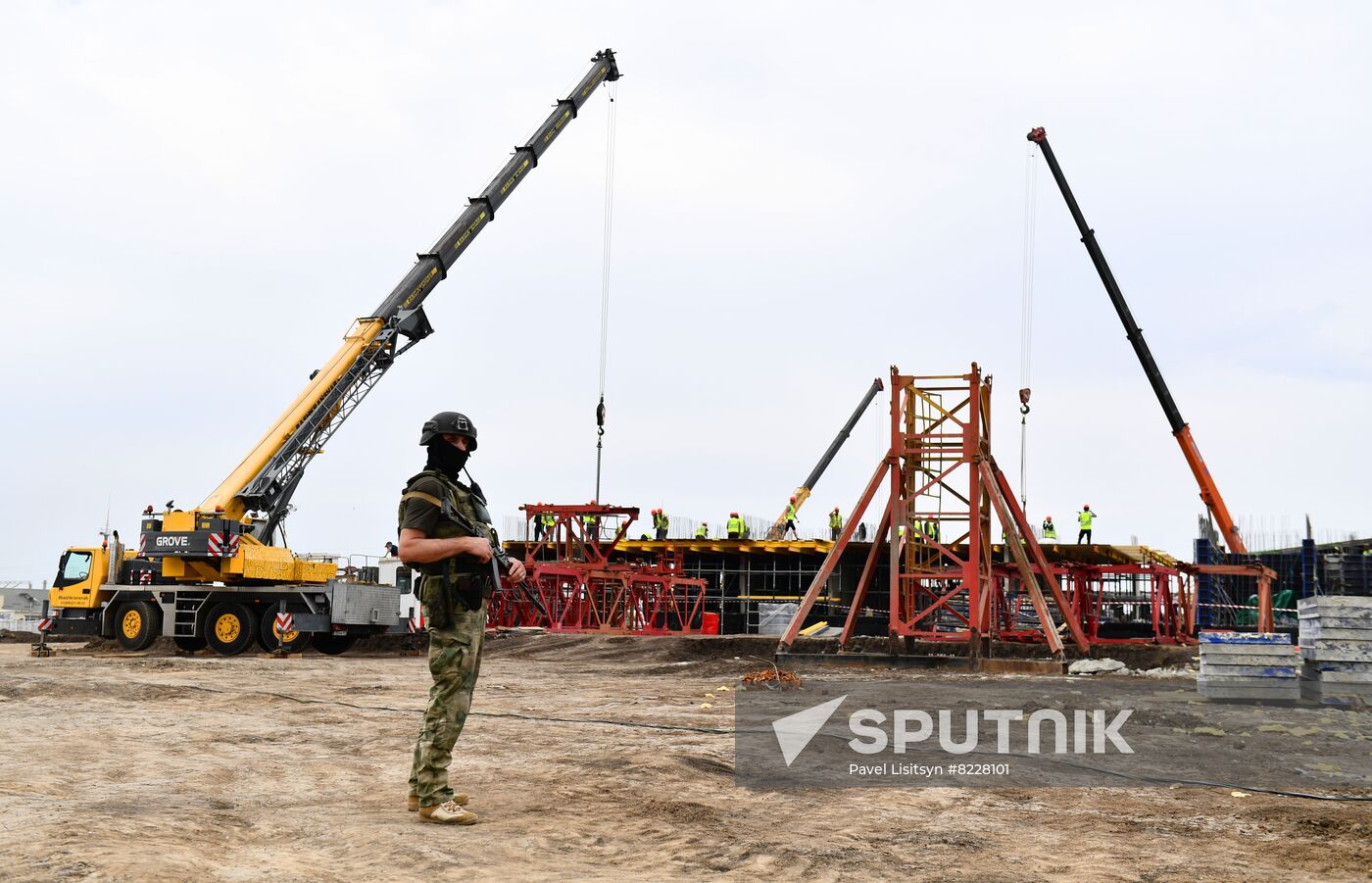 DPR Russia Ukraine Military Operation Residential Construction