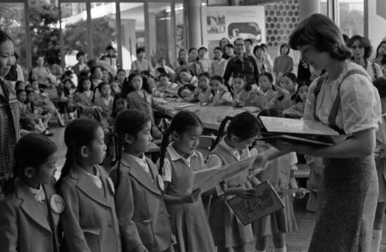 Children's group of Tokyo Ballet Japanese theater in Moscow
