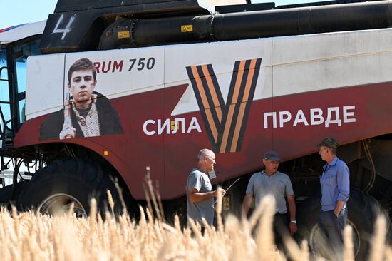 Russia Agriculture Wheat Harvesting