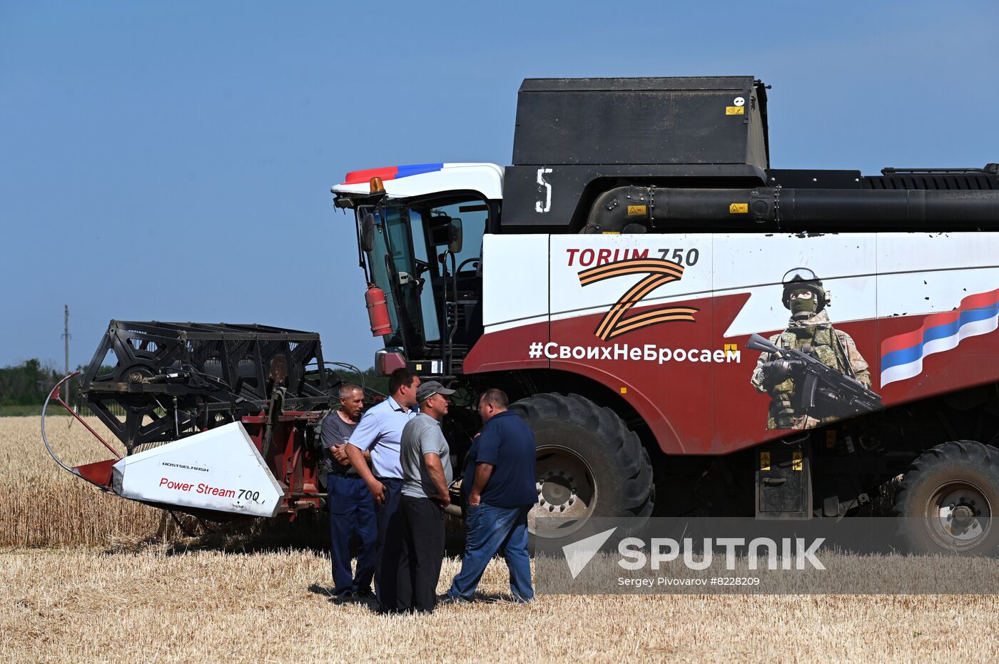 Russia Agriculture Wheat Harvesting