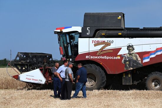 Russia Agriculture Wheat Harvesting
