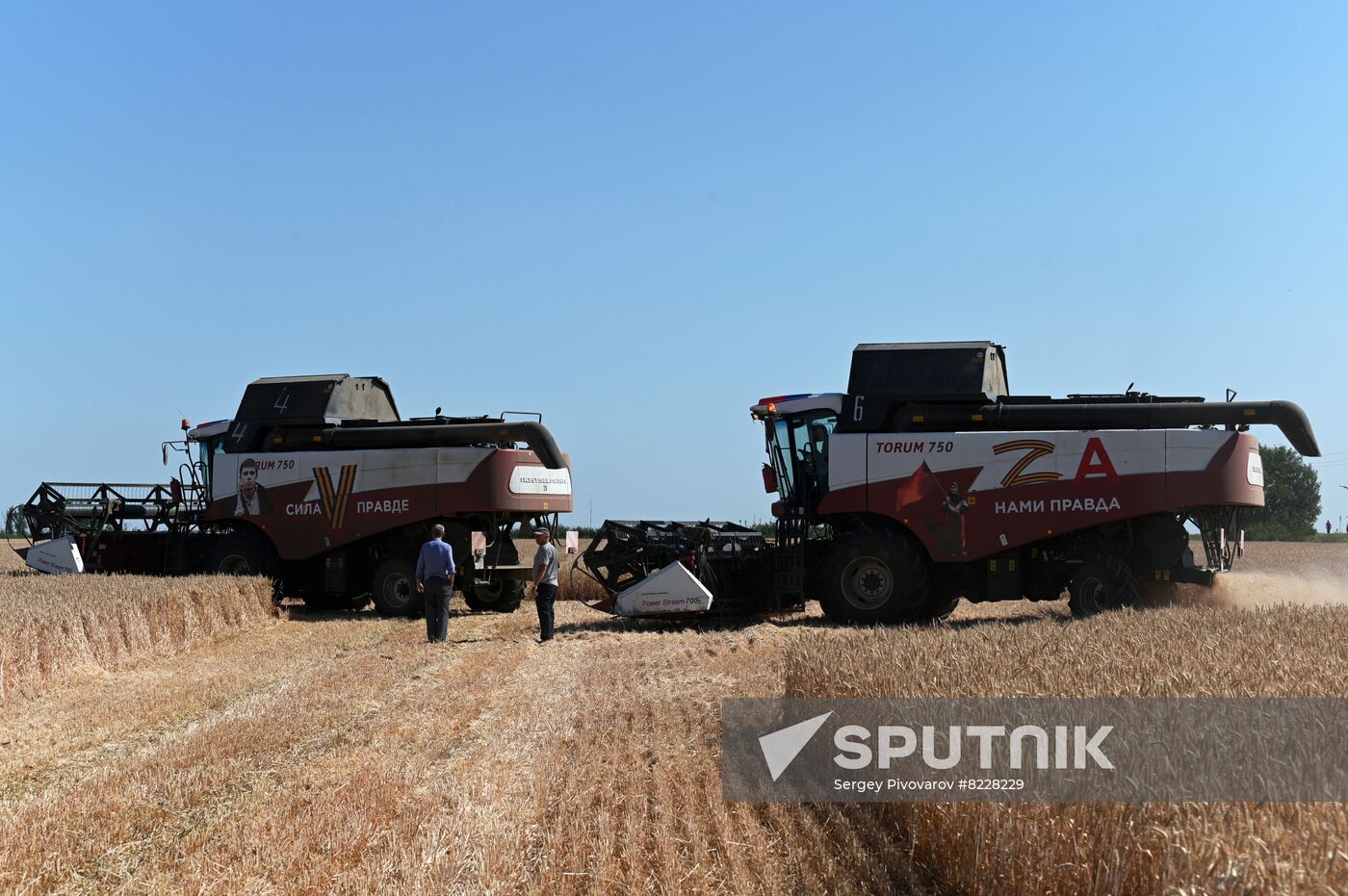 Russia Agriculture Wheat Harvesting