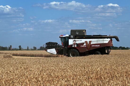Russia Agriculture Wheat Harvesting