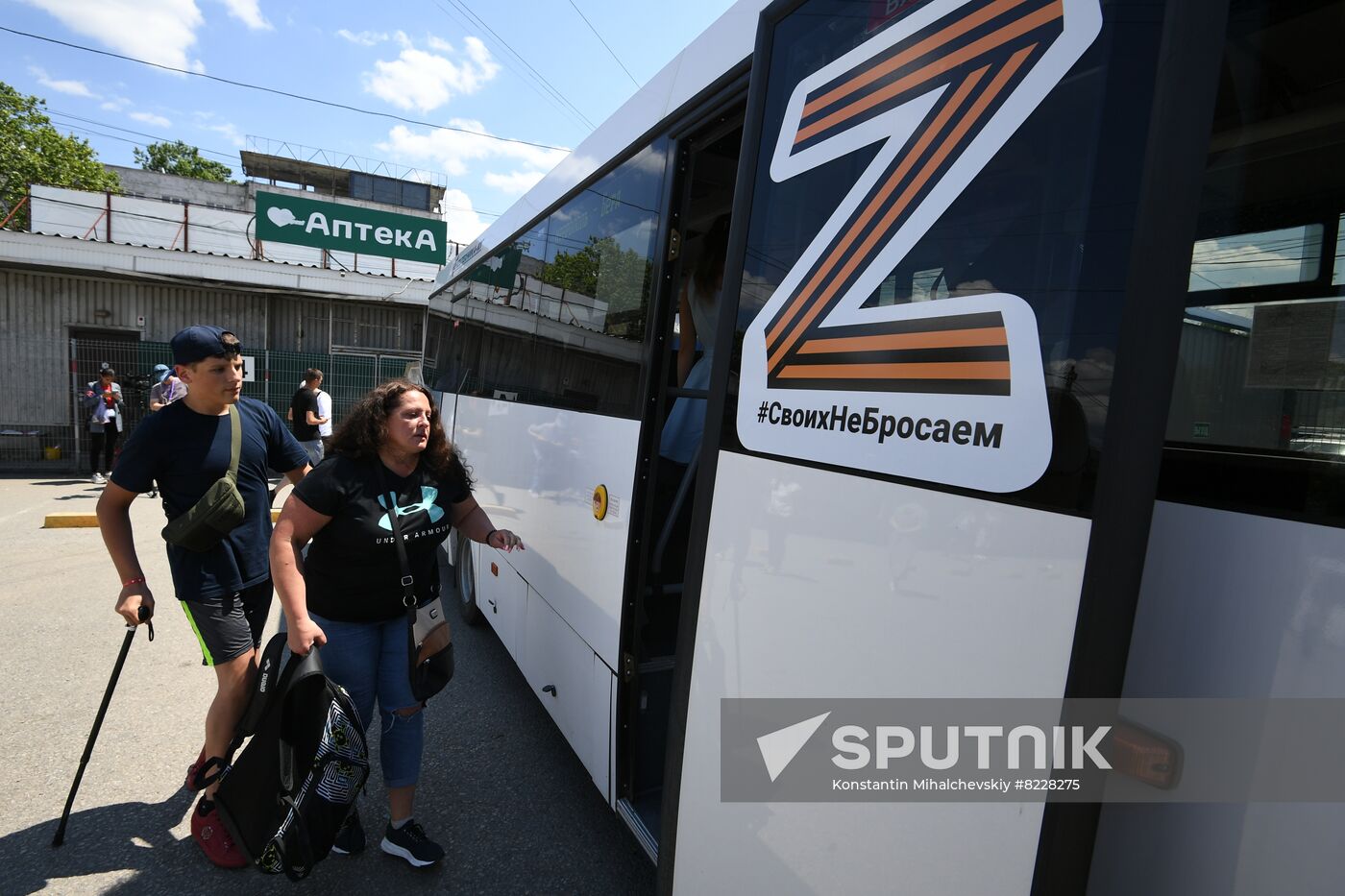 Russia Ukraine Bus Traffic