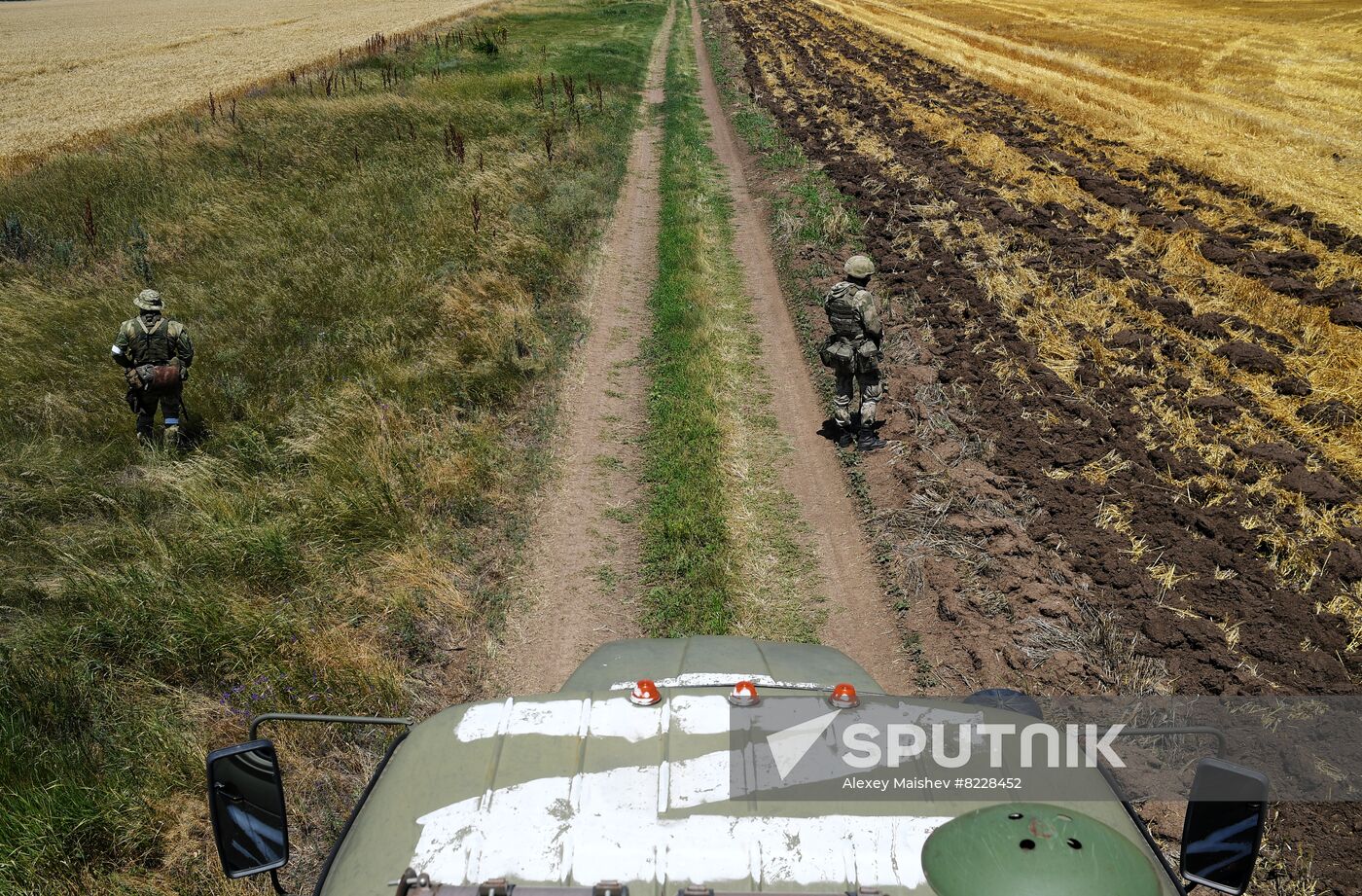 Ukraine Agriculture Wheat Harvesting