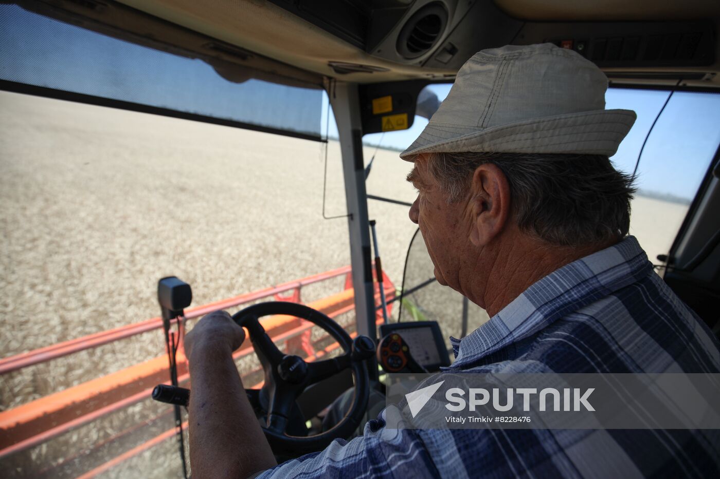 Russia Agriculture Wheat Harvesting