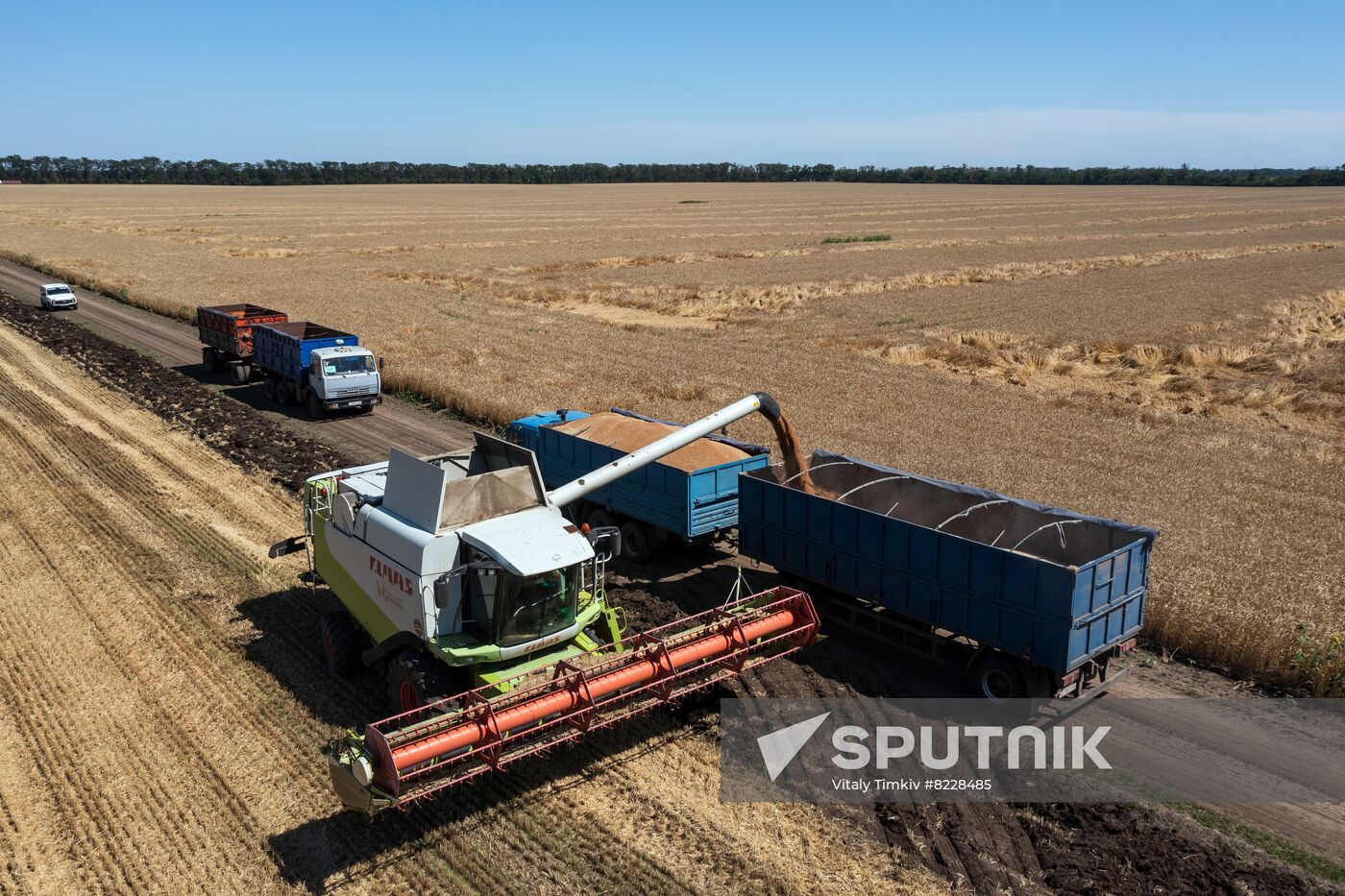 Russia Agriculture Wheat Harvesting