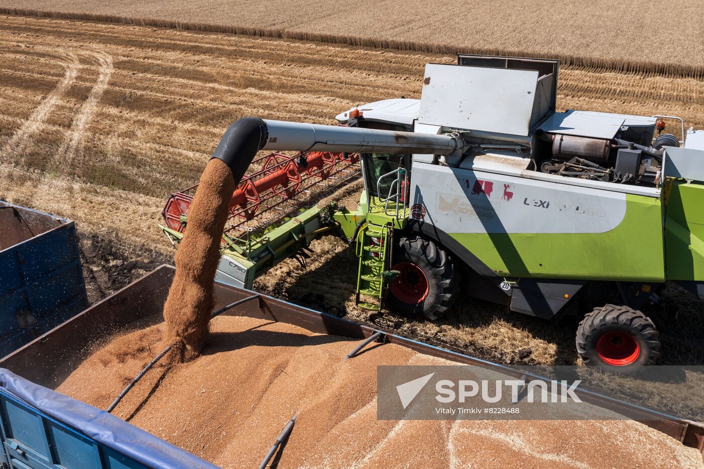 Russia Agriculture Wheat Harvesting