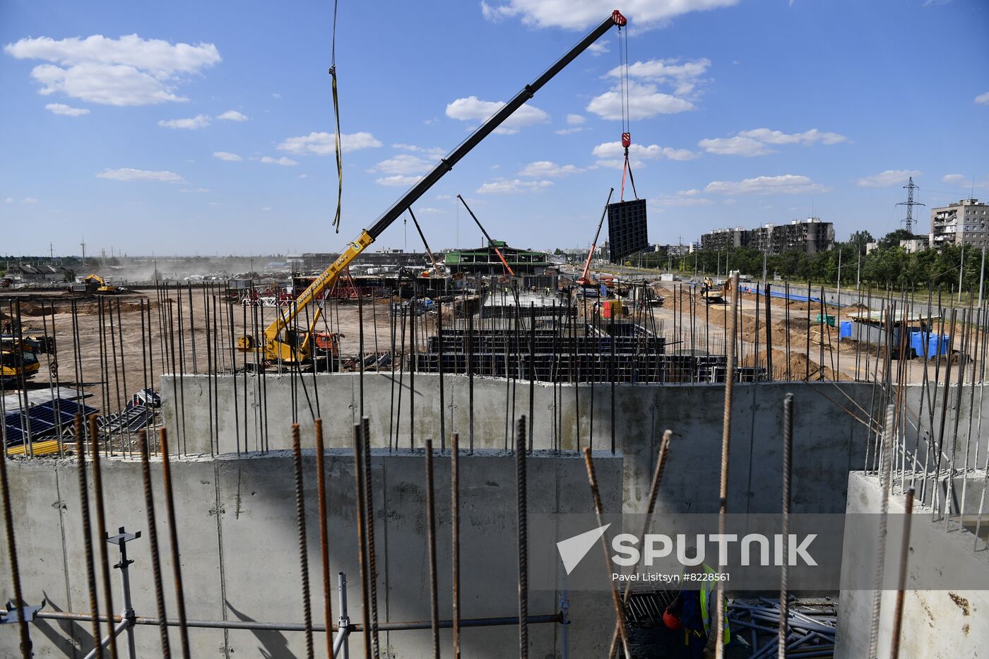 DPR Russia Ukraine Military Operation Residential Construction