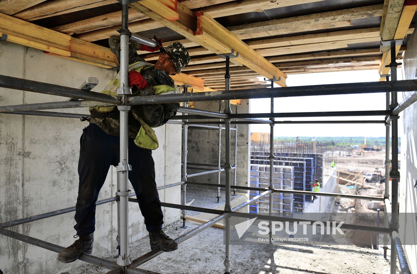 DPR Russia Ukraine Military Operation Residential Construction
