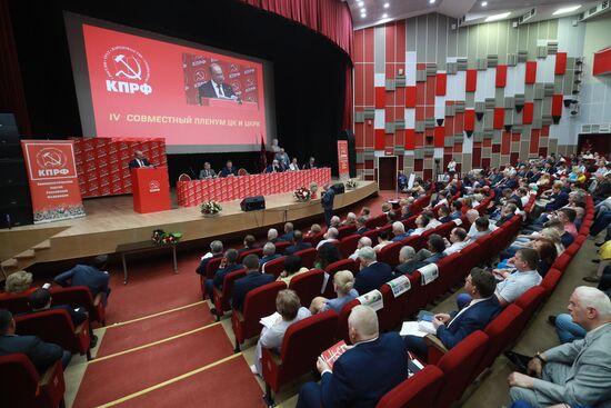 Russia Communist Party Plenum