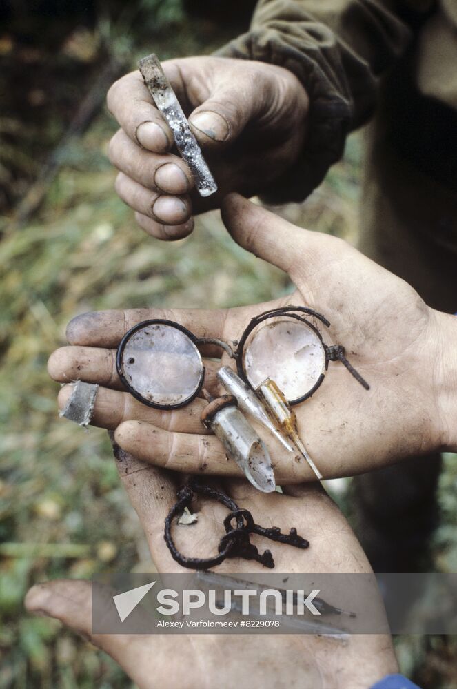 Search expedition in Myasnoi Bor village