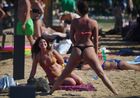 Vacationers sunbathe on the beach "Pokrovski Bereg" (Pokrovsky coast) at the Khimki reservoir, in Moscow, Russia. Location: Russia, Moscow. Author: Mikhail Voskresenskiy/Sputnik. Russia Daily Life